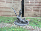 Undead Zombie Dragon Miniature with Headless Rider for Dungeons and Dragons, Pathfinder 2E and TTRPG's.