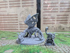 Undead Zombie Dragon Miniature with Headless Rider for Dungeons and Dragons, Pathfinder 2E and TTRPG's.