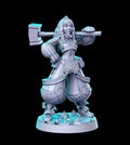 Blacksmith Berserker Phoebe | Monster Hunters Vol 2 | Fantasy Miniature | RN Estudio