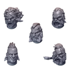 Heads Pack 1 Primal Hounds Conversion Bits For 28mm 32mm Sci-fi Space Knights