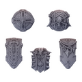 Shields Primal Hounds Conversion Bits For 28mm 32mm Sci-fi Space Knights