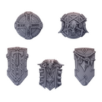 Shields Primal Hounds Conversion Bits For 28mm 32mm Sci-fi Space Knights