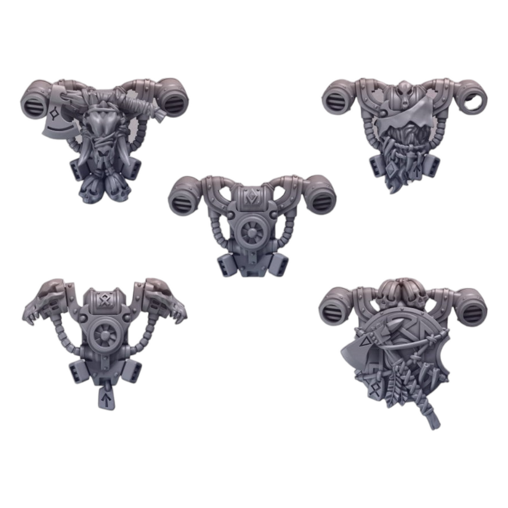 Backpacks Pack 2 Primal Hounds Conversion Bits For 28mm 32mm Sci-fi Space Knights