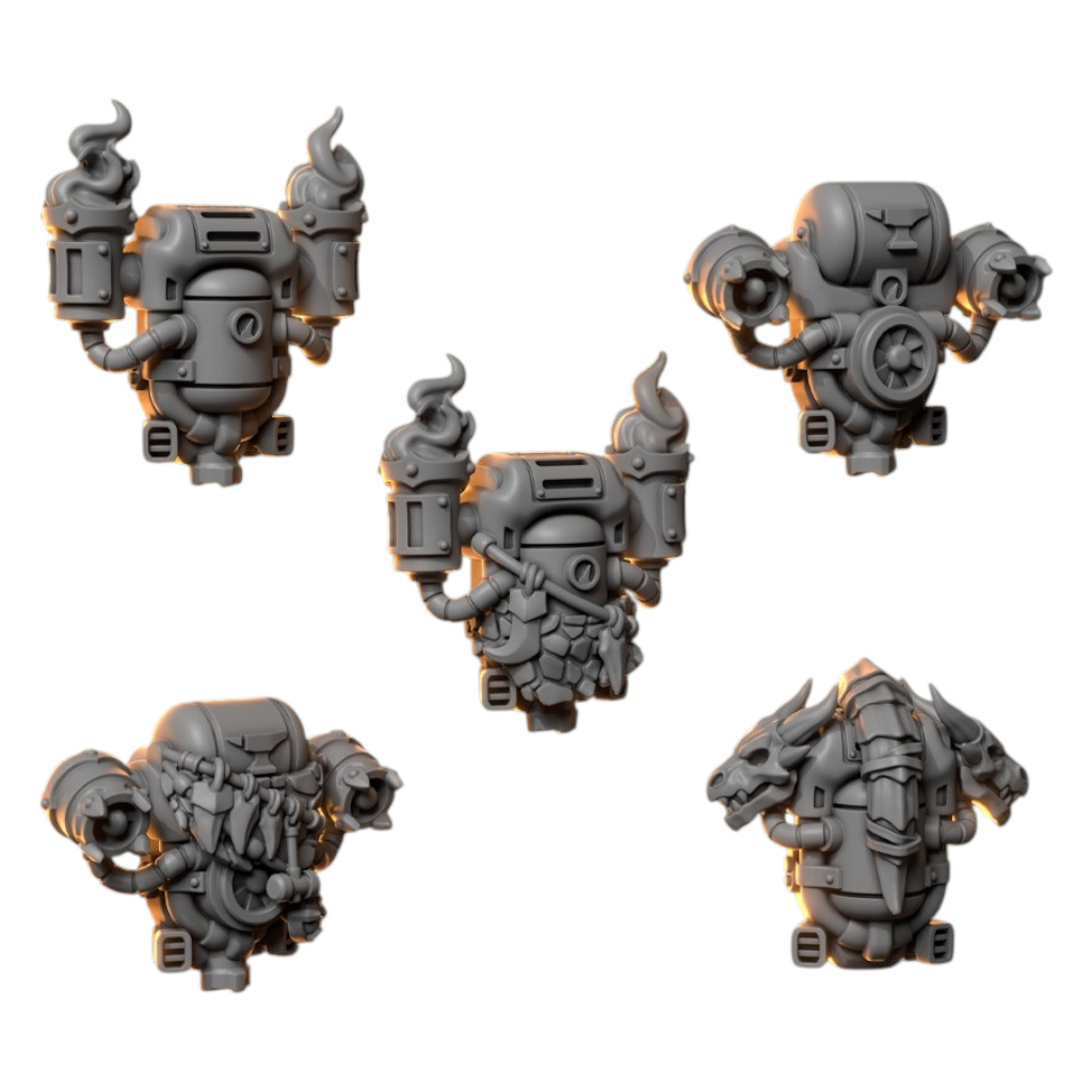 Backpacks Anvil Wardens Conversion Bits For 28mm 32mm Sci-fi Space Knights