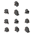 Pauldrons Pack 2 Anvil Wardens Conversion Bits For 28mm 32mm Sci-fi Space Knights