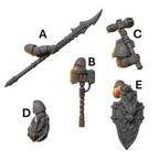 Hero Pose Arms Anvil Wardens Conversion Bits For 28mm 32mm Sci-fi Space Knights
