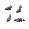 Wrist Flammer Throwers Anvil Wardens Conversion Bits For 28mm 32mm Sci-fi Space Knights