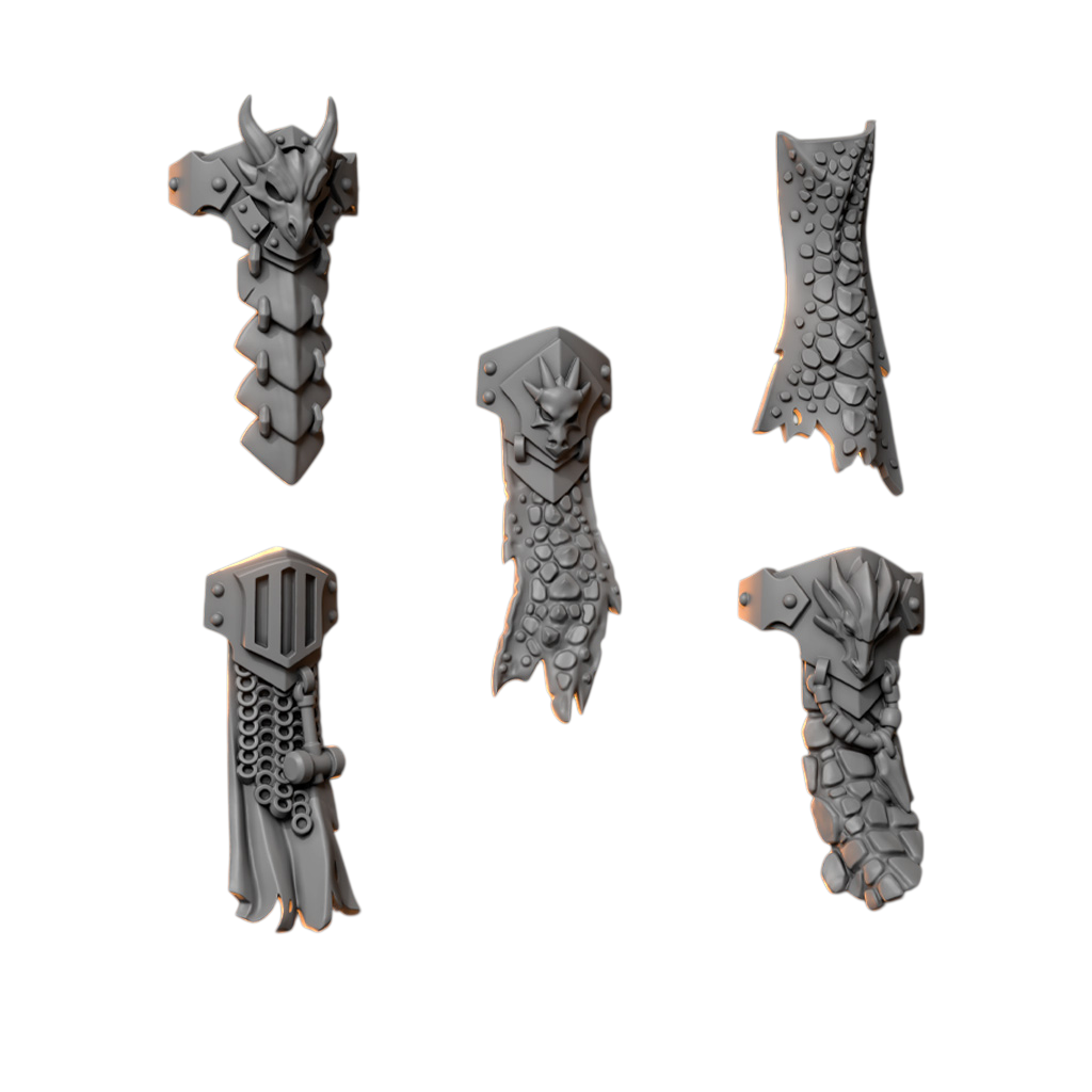 Loin Cloths Anvil Wardens Conversion Bits For 28mm 32mm Sci-fi Space Knights
