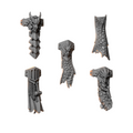 Loin Cloths Anvil Wardens Conversion Bits For 28mm 32mm Sci-fi Space Knights