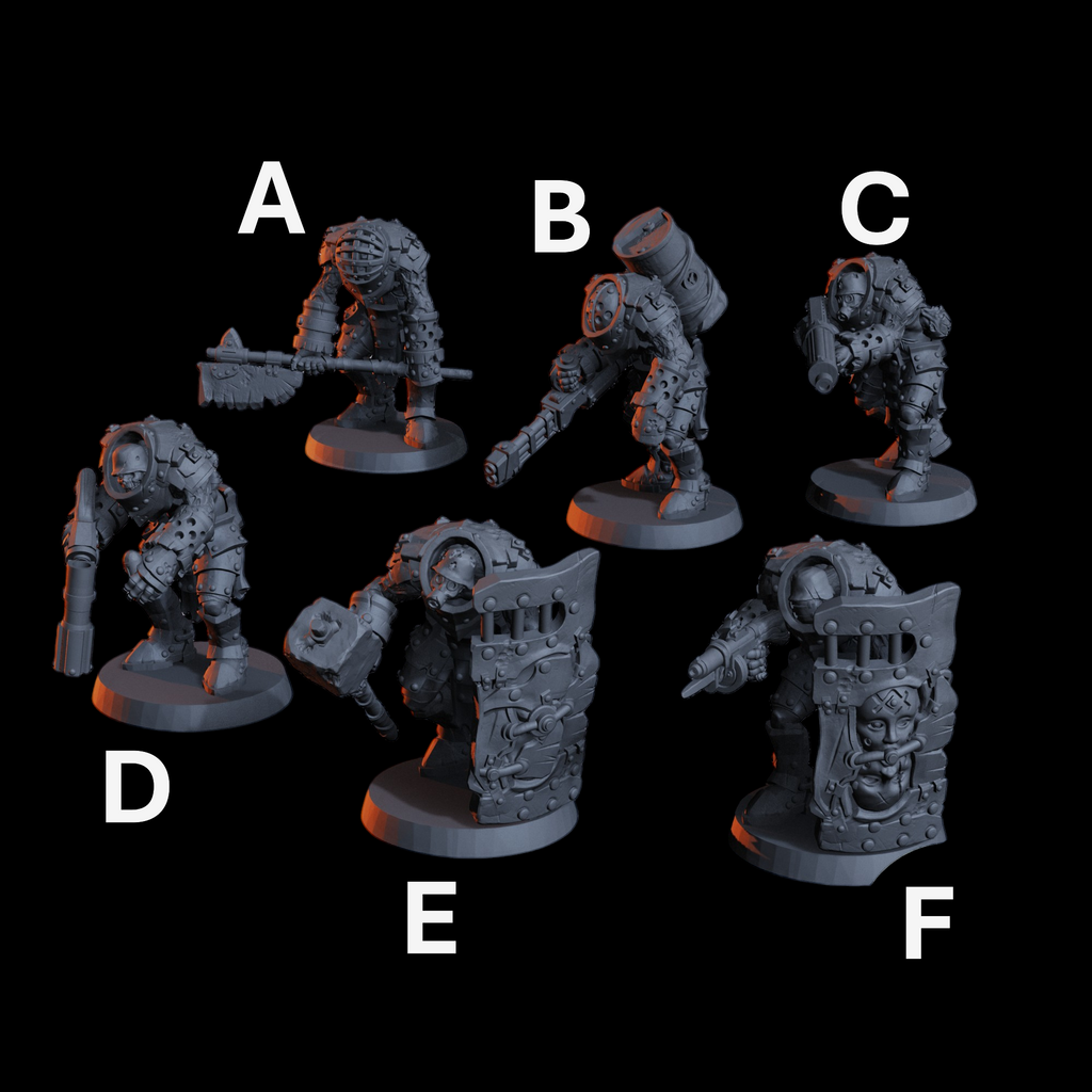 Gravefont Ghoul Anointed Miniatures | Trench Grimdark | Diceverse
