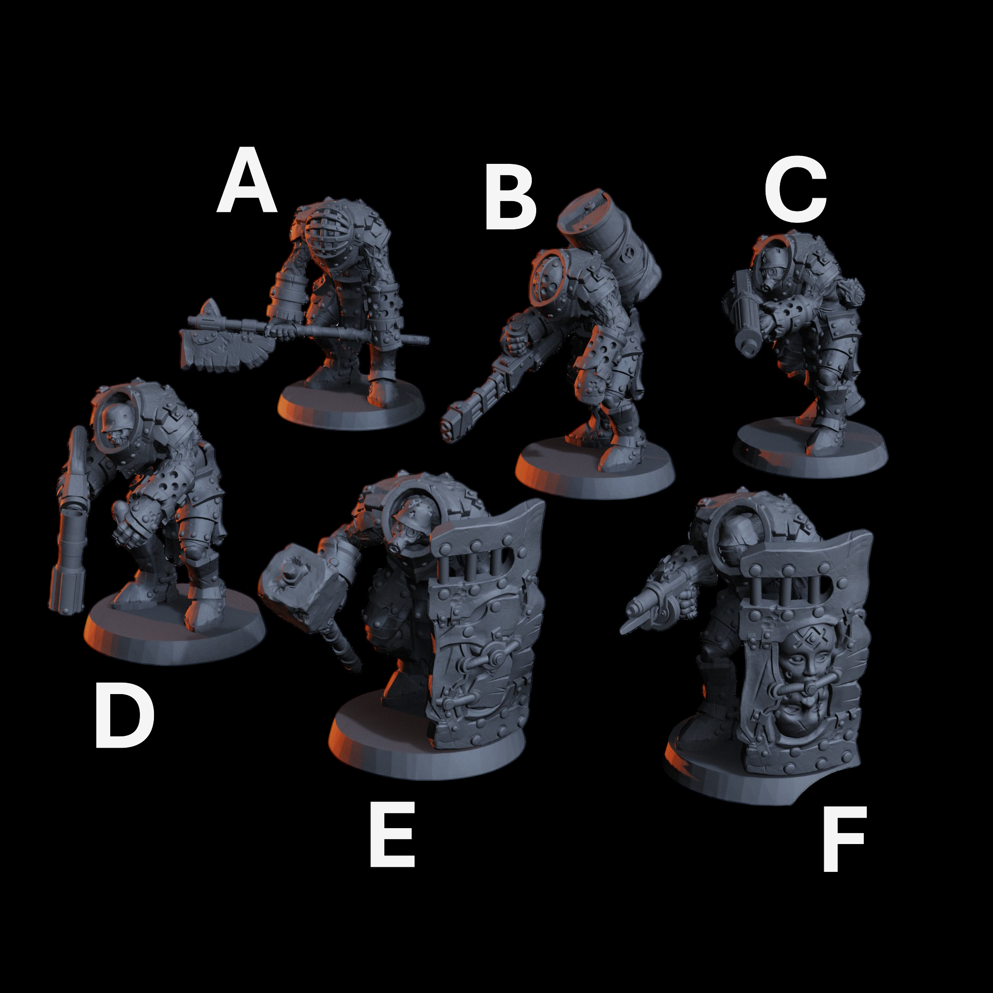 Gravefont Ghoul Anointed Miniatures | Trench Grimdark | Diceverse