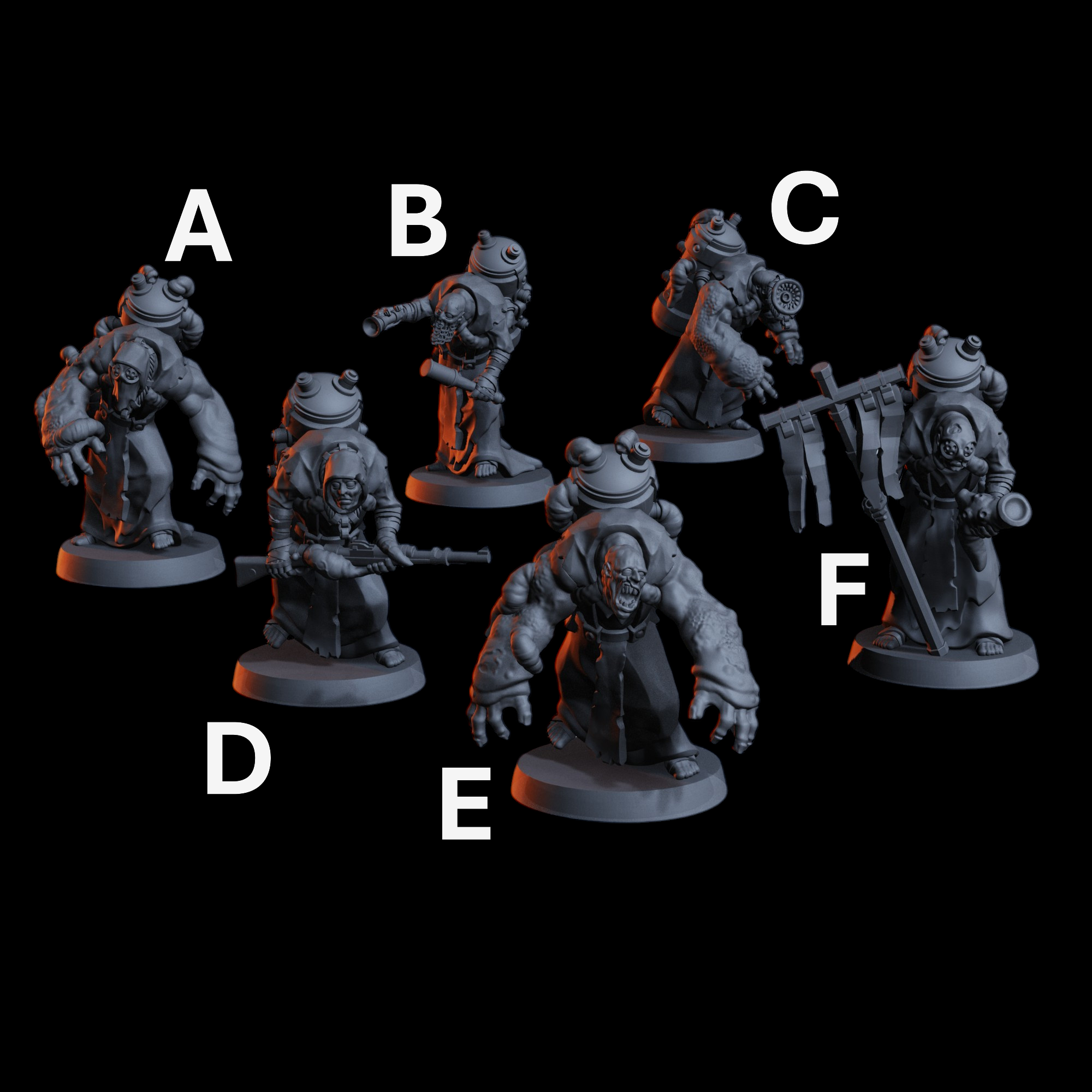Thralls of the Pale Leech Miniatures | Trench Grimdark | Diceverse