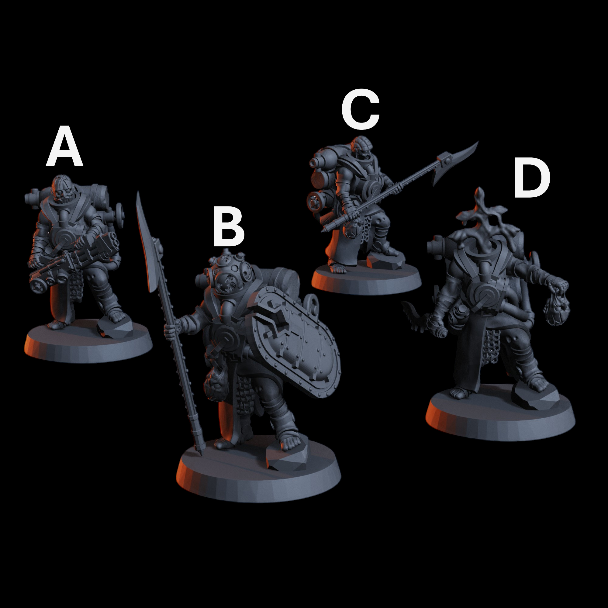 Nautical Reaver Chorister Miniatures | Trench Grimdark | Diceverse