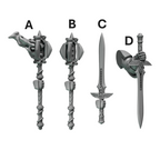 One Handed Melee Weapons | Eternal Pilgrims | Conversion Bits For 28mm 32mm Sci-fi Marines