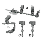 Big Warrior Melee Weapons | Eternal Pilgrims | Conversion Bits For 28mm 32mm Sci-fi Marines