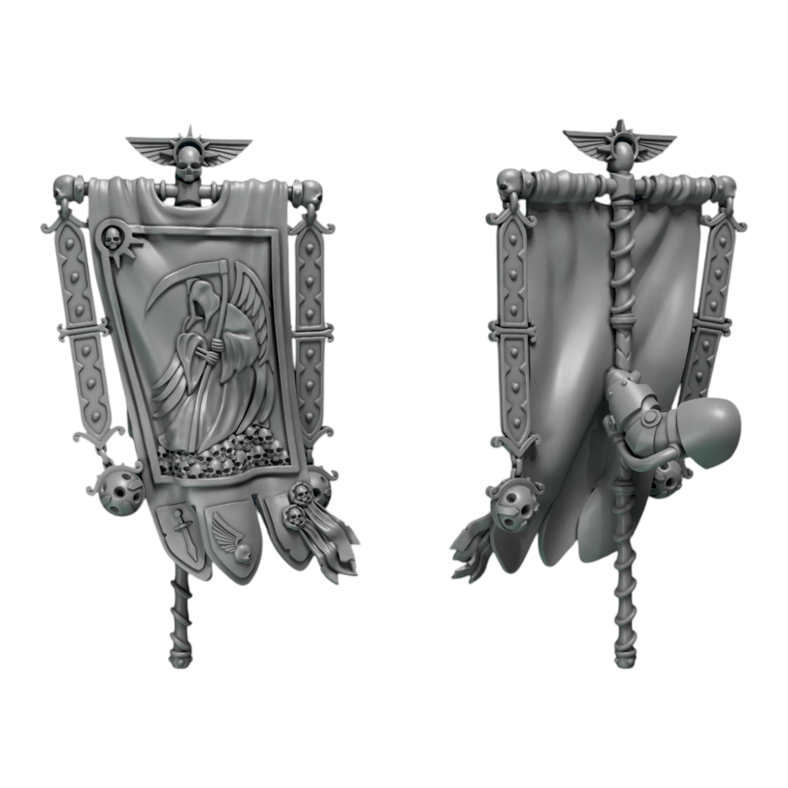 Banner | Eternal Pilgrims | Conversion Bits For 28mm 32mm Sci-fi Space Knights