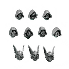 Heads & Helmets Pack 11 | Eternal Pilgrims | Conversion Bits For 28mm 32mm Sci-fi Marines