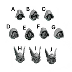 Heads & Helmets Pack 11 | Eternal Pilgrims | Conversion Bits For 28mm 32mm Sci-fi Marines