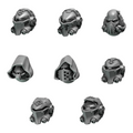Big Heads & Helmets Pack | Eternal Pilgrims | Conversion Bits For 28mm 32mm Sci-fi Marines