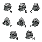 Big Heads & Helmets Pack | Eternal Pilgrims | Conversion Bits For 28mm 32mm Sci-fi Marines