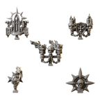 5x Backpacks Decorations | Eternal Crusaders | Conversion Bits For 28mm 32mm Sci-fi Space Knights