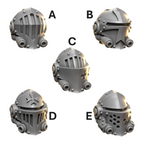 Big Helmets Pack | Eternal Crusaders | Conversion Bits For 28mm 32mm Sci-fi Marines