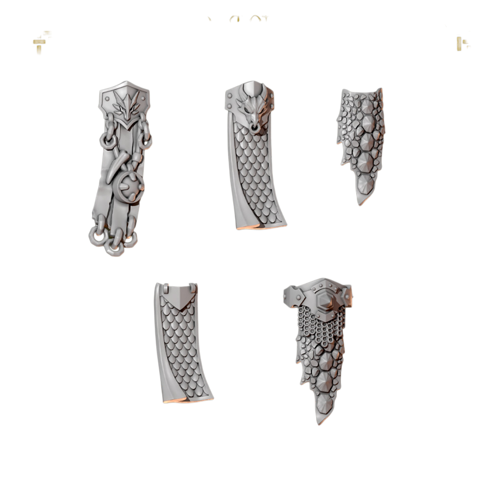 Loin Cloths Anvil Wardens Conversion Bits For 28mm 32mm Sci-fi Space Knights
