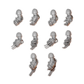 Big Fists Anvil Wardens Conversion Bits For 28mm 32mm Sci-fi Space Knights
