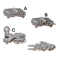 Big Warrior Ranged Weapons | Anvil Wardens | Conversion Bits For 28mm 32mm Sci-fi Marines