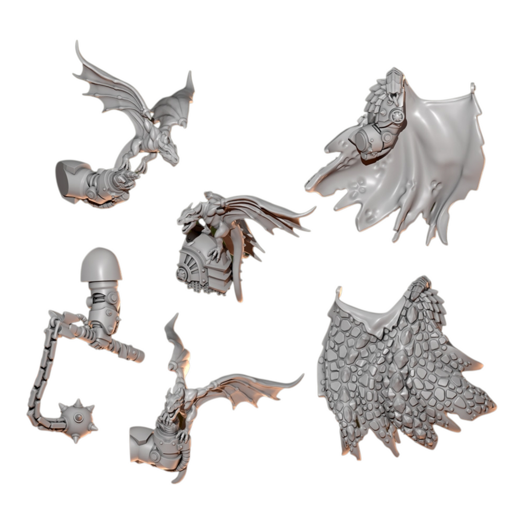 Big Hero Pose Arms Anvil Wardens Conversion Bits For 28mm 32mm Sci-fi Space Knights