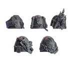 Crusader Shoulder Pads | Pactum Aeternum | Conversion Bits For 28mm 32mm Sci-fi Space Knights