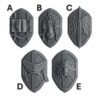Knight Shields | Pactum Aeternum | Conversion Bits For 28mm 32mm Sci-fi Space Knights