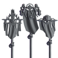 Banners | Pactum Aeternum | Conversion Bits For 28mm 32mm Sci-fi Space Knights