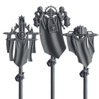 Banners | Pactum Aeternum | Conversion Bits For 28mm 32mm Sci-fi Space Knights