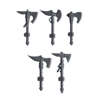 Knight Axes | Pactum Aeternum | Conversion Bits For 28mm 32mm Sci-fi Space Knights