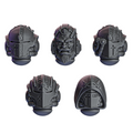 Warden Heads & Helmets | Pactum Aeternum | Conversion Bits For 28mm 32mm Sci-fi Space Knights