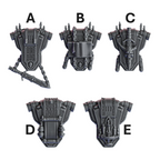 Warden Backpacks | Pactum Aeternum | Conversion Bits For 28mm 32mm Sci-fi Space Knights