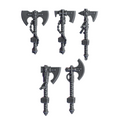 Crusader Axes | Pactum Aeternum | Conversion Bits For 28mm 32mm Sci-fi Space Knights