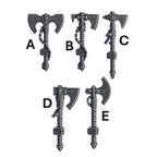 Crusader Axes | Pactum Aeternum | Conversion Bits For 28mm 32mm Sci-fi Space Knights