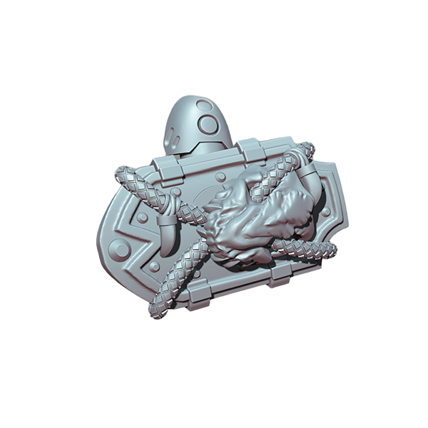 Space Warrior Shield Pack | Tyrant Hunters | Ratman Forge | Sci-Fi Grimdark Custom Bitz Wargaming Miniatures 28mm 32mm