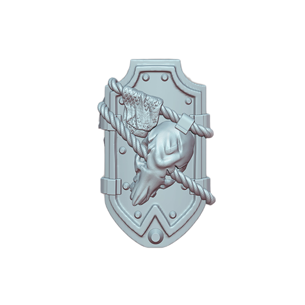 Space Warrior Shield Pack | Tyrant Hunters | Ratman Forge | Sci-Fi Grimdark Custom Bitz Wargaming Miniatures 28mm 32mm