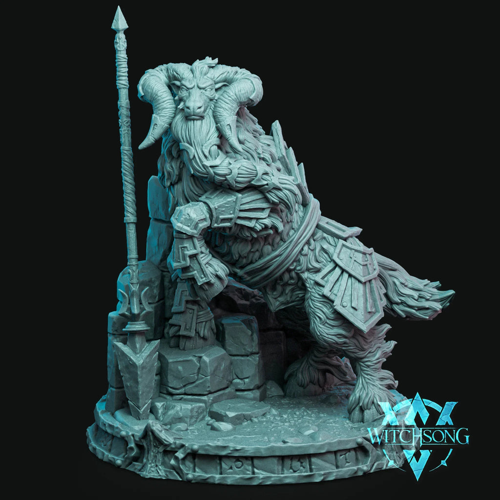 Kahrtrop, Defender of the North | 12K Resin Miniature with Base for D&D, Warhammer AOS & RPGs