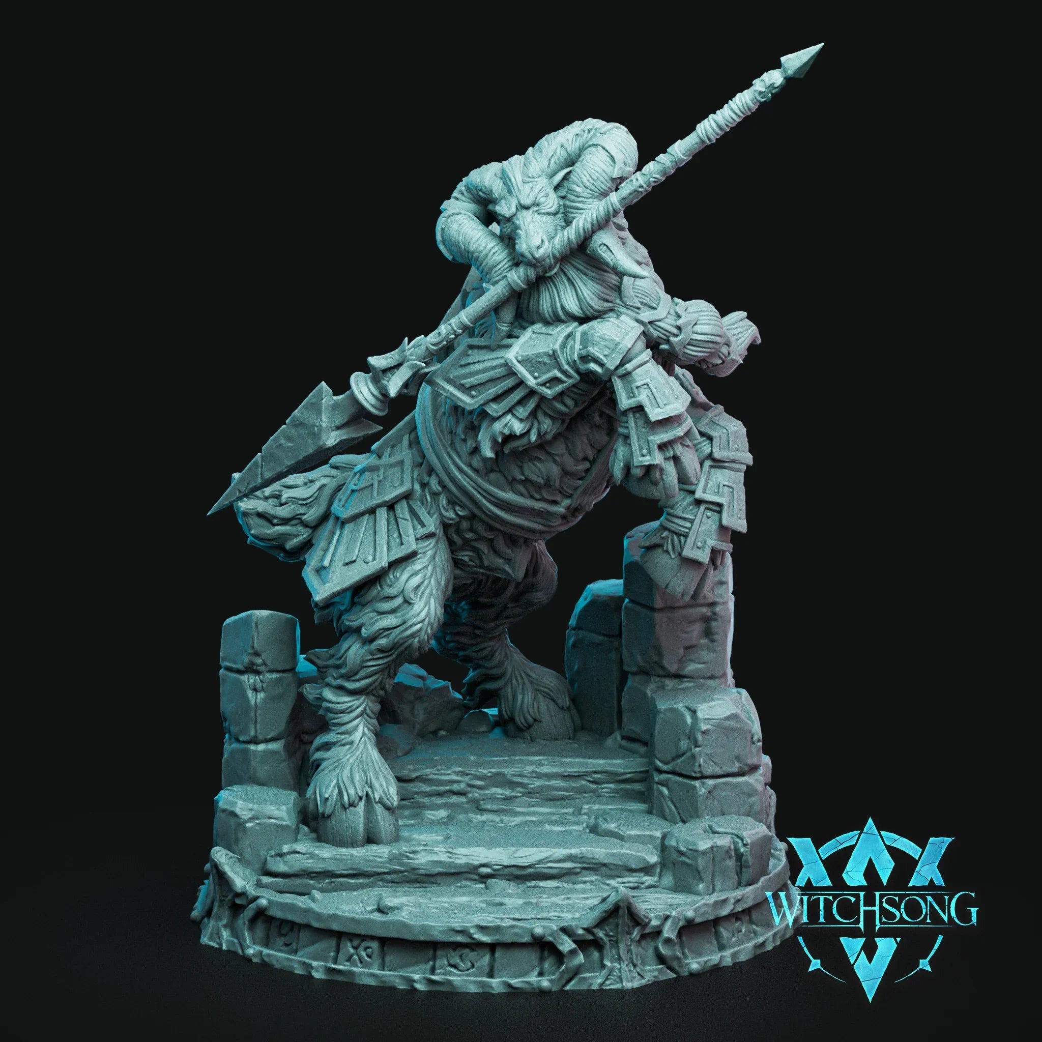 Kahrtrop, Defender of the North | 12K Resin Miniature with Base for D&D, Warhammer AOS & RPGs