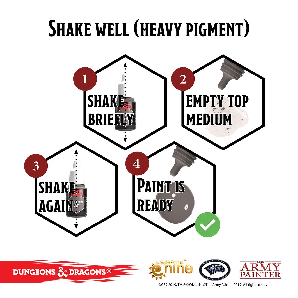 Dungeons & Dragons: Nolzur's Marvelous Pigments Underdark Paint Set