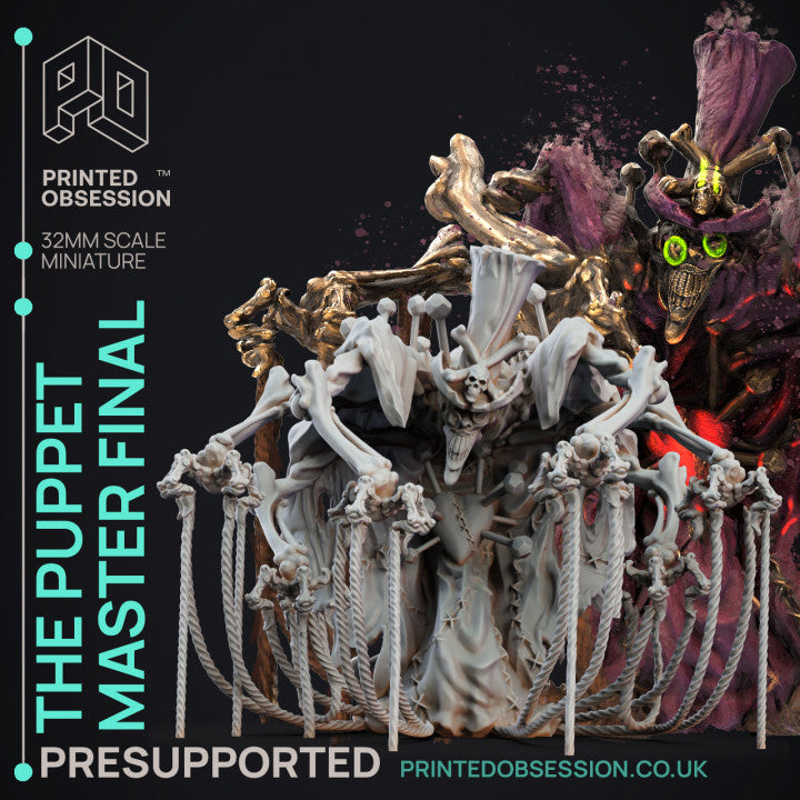 Puppet Masters Travelling Show Miniatures | Fantasy | Printed Obsession