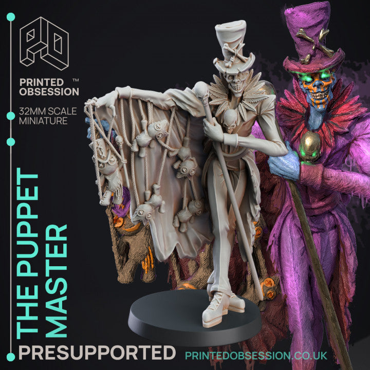 Puppet Masters Travelling Show Miniatures | Fantasy | Printed Obsession