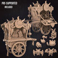 Puppet Theater Scenery Pack | Bullet Town Halloween | Fantasy Miniature | Bite the Bullet