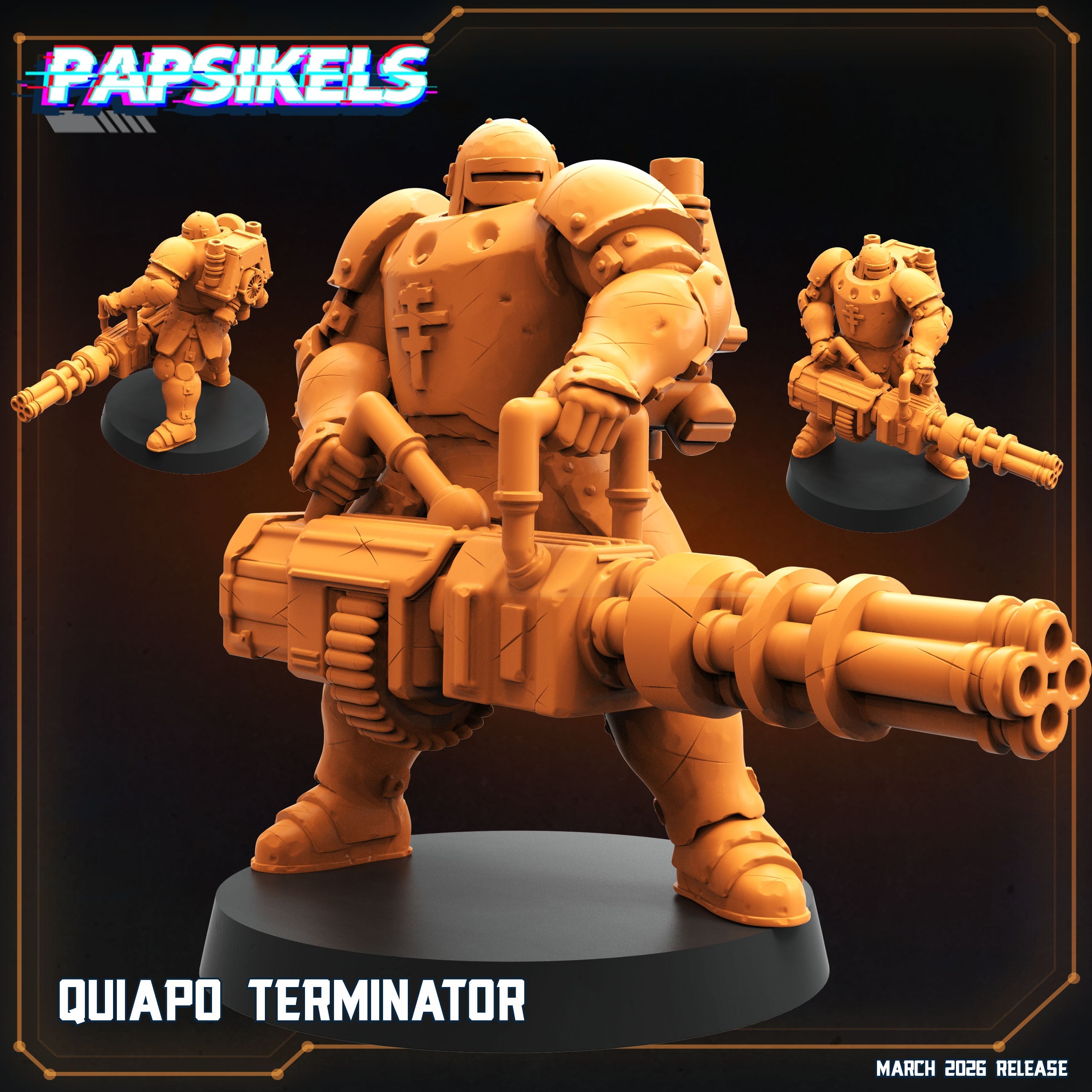 Quiapo Heavy Armour Miniatures | Trench Grimdark | Papsikels