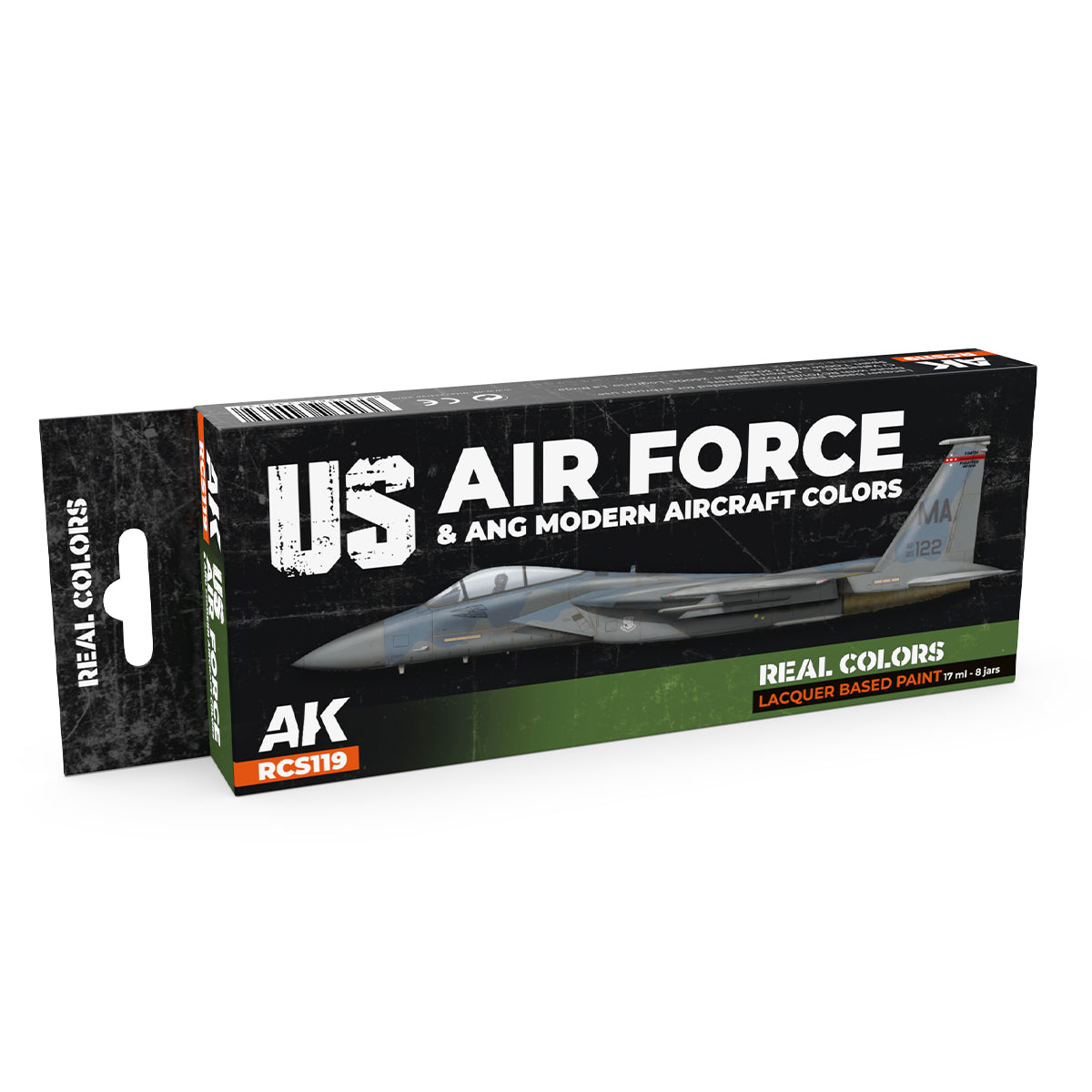 AK Interactive Real Colors - US Air Force & ANG Modern Aircraft Colors Set (RCS119)