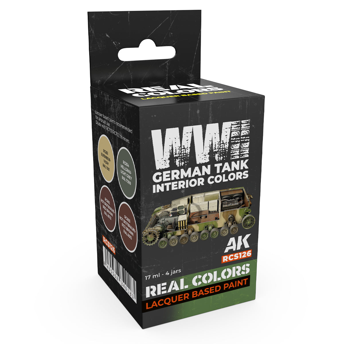 AK Interactive Real Colors - WWII German Tank Interior Set (RCS126)
